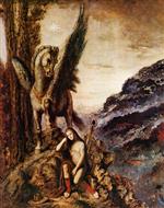 Gustave Moreau  - Bilder Gemälde - The Poet as a Wayfarer