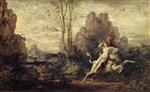 Gustave Moreau  - Bilder Gemälde - The Rape of Europa