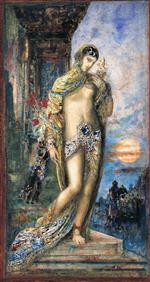Gustave Moreau  - Bilder Gemälde - The Shulammite maiden