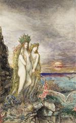 Gustave Moreau  - Bilder Gemälde - The Sirens