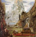 Gustave Moreau  - Bilder Gemälde - The Triumph of Alexander the Great 
