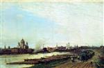 Alexei Petrowitsch Bogoljubow - Bilder Gemälde - A View of Moscow