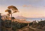 Alexei Petrowitsch Bogoljubow - Bilder Gemälde - A View of Naples, Italy