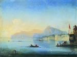 Alexei Petrowitsch Bogoljubow - Bilder Gemälde - A View of Sinop Bay