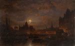 Alexei Petrowitsch Bogoljubow - Bilder Gemälde - Amsterdam by Night