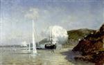 Alexei Petrowitsch Bogoljubow  - Bilder Gemälde - Battle on the Danube