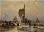 Alexei Petrowitsch Bogoljubow  - Bilder Gemälde - Breton Fishermen