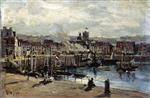 Alexei Petrowitsch Bogoljubow  - Bilder Gemälde - Dieppe Harbour