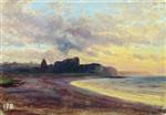 Alexei Petrowitsch Bogoljubow  - Bilder Gemälde - Dieppe, Sunset