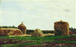 Alexei Petrowitsch Bogoljubow  - Bilder Gemälde - Haystacks