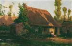 Alexei Petrowitsch Bogoljubow  - Bilder Gemälde - House in Veules