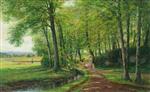 Alexei Petrowitsch Bogoljubow  - Bilder Gemälde - In the Park