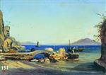 Alexei Petrowitsch Bogoljubow  - Bilder Gemälde - Italian Landscape