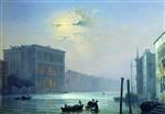 Alexei Petrowitsch Bogoljubow  - Bilder Gemälde - Moonlit Night in Venice