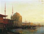 Alexei Petrowitsch Bogoljubow  - Bilder Gemälde - Mosque in Constantinople