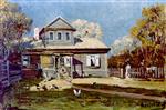 Alexei Petrowitsch Bogoljubow  - Bilder Gemälde - The Artist's Summer Cottage