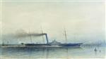 Alexei Petrowitsch Bogoljubow  - Bilder Gemälde - The Imperial Yacht 'Alexandria'