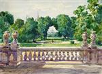 Alexei Petrowitsch Bogoljubow  - Bilder Gemälde - The Palace Garden
