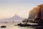 Alexei Petrowitsch Bogoljubow  - Bilder Gemälde - View of Mount Vesuvius