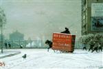 Alexei Petrowitsch Bogoljubow  - Bilder Gemälde - Winter in Paris