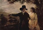 Henry Raeburn  - Bilder Gemälde - Portrait of Sir John and Lady Clark