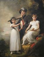 Henry Raeburn  - Bilder Gemälde - The Elphinstone Children