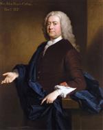 Allan Ramsay  - Bilder Gemälde - Portrait of Sir John Hynde Cotton
