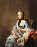 Allan Ramsay  - Bilder Gemälde - Princess Elizabeth Albertina, Duchess of Mecklenburg-Strelitz
