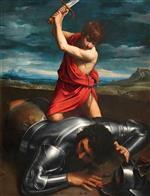 Guido Reni - Bilder Gemälde - David und Goliath