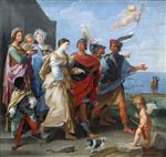 Guido Reni - Bilder Gemälde - Die Entführung der Helena