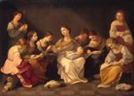 Guido Reni - Bilder Gemälde - Die Jugend der Jungfrau Maria