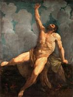 Guido Reni  - Bilder Gemälde - Herkules auf Scheiterhaufen