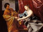 Guido Reni  - Bilder Gemälde - Joseph and Potiphar's Wife