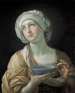 Guido Reni  - Bilder Gemälde - Lady with a Lapis Lazuli Bowl