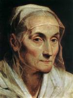 Guido Reni  - Bilder Gemälde - Portrait of a old woman