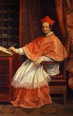 Guido Reni  - Bilder Gemälde - Portrait of Bernardino Spada