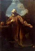Guido Reni  - Bilder Gemälde - Saint Francis in Ecstasy