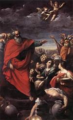 Guido Reni  - Bilder Gemälde - The Gathering of the Manna