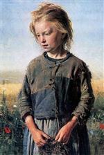 Ilya Efimovich Repin - Bilder Gemälde - A Fisher Girl