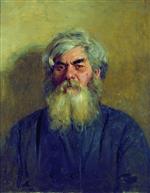 Ilya Efimovich Repin - Bilder Gemälde - A Peasant with an Evil Eye