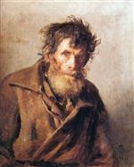 Ilya Efimovich Repin - Bilder Gemälde - A Shy Peasant