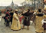 Ilya Efimovich Repin - Bilder Gemälde - Arrival