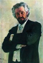 Ilya Efimovich Repin - Bilder Gemälde - Bildnis Alexander Wershbilowitsch