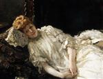 Ilya Efimovich Repin - Bilder Gemälde - Bildnis der Gräfin Louise Mercy d’Argenteau