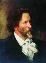 Ilya Efimovich Repin - Bilder Gemälde - Bildnis des Künstlers Ilja Repin