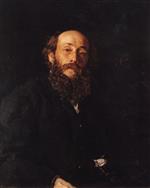 Ilya Efimovich Repin - Bilder Gemälde - Bildnis des Malers Nikolai Gay