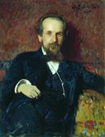 Ilya Efimovich Repin - Bilder Gemälde - Bildnis des Malers Pawel P. Tschistjakow