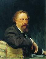 Ilya Efimovich Repin - Bilder Gemälde - Bildnis Graf Alexej Tolstoi