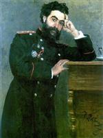 Ilya Efimovich Repin - Bilder Gemälde - Bildnis Iwan Tarchanow