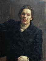 Ilya Efimovich Repin - Bilder Gemälde - Bildnis Maxim Gorki